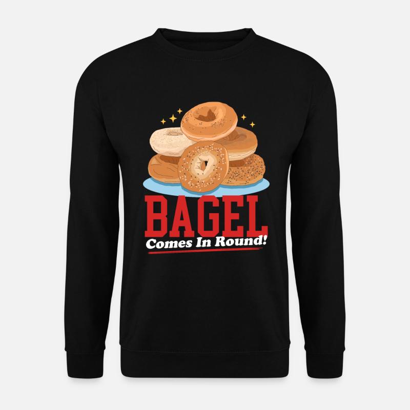 Bagel Bagel Bread Beigel Gift - Unisex Sweatshirt - black