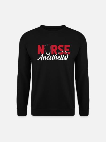 Krankenschwester Nurse Anesthetist - Unisex Sweatshirt - black