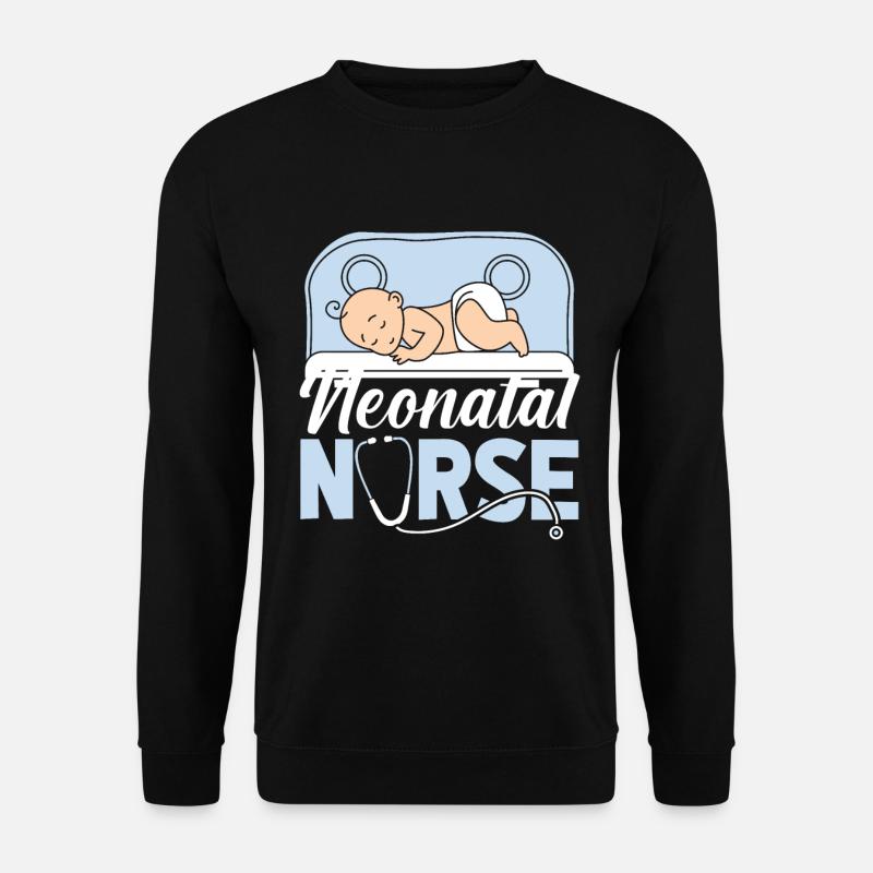 Krankenschwester Baby Neonatal Nurse - Unisex Sweatshirt - black