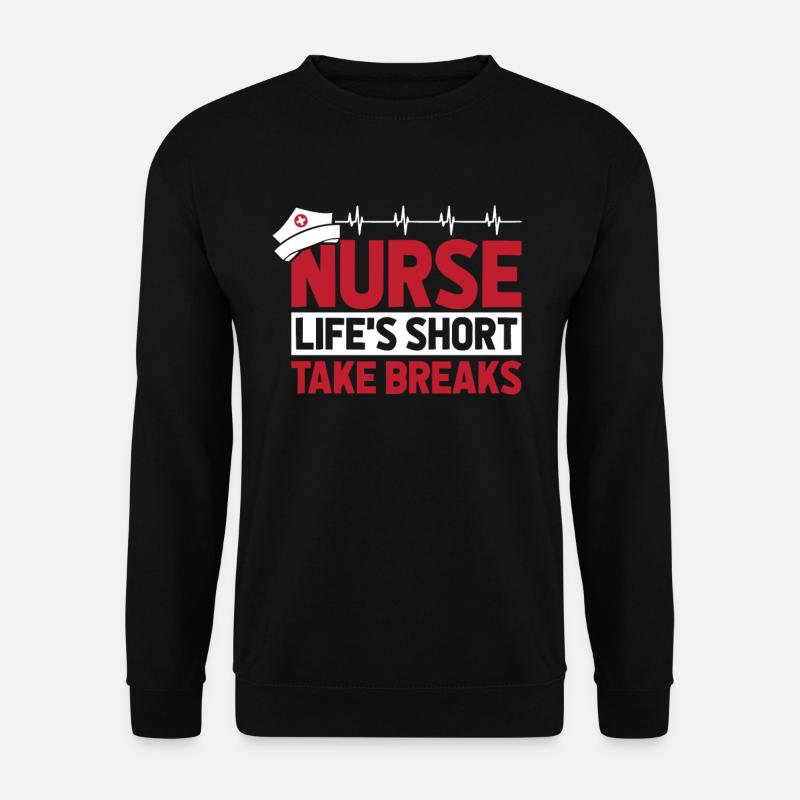 Krankenschwester Entspannend - Unisex Pullover - Schwarz