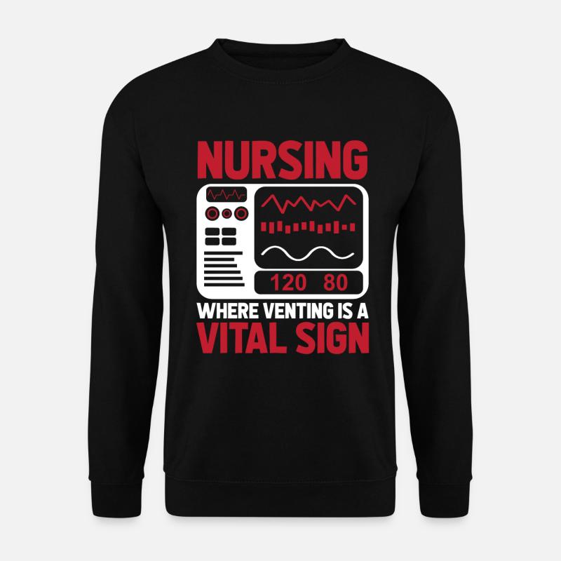 Krankenschwester - Unisex Pullover - Schwarz