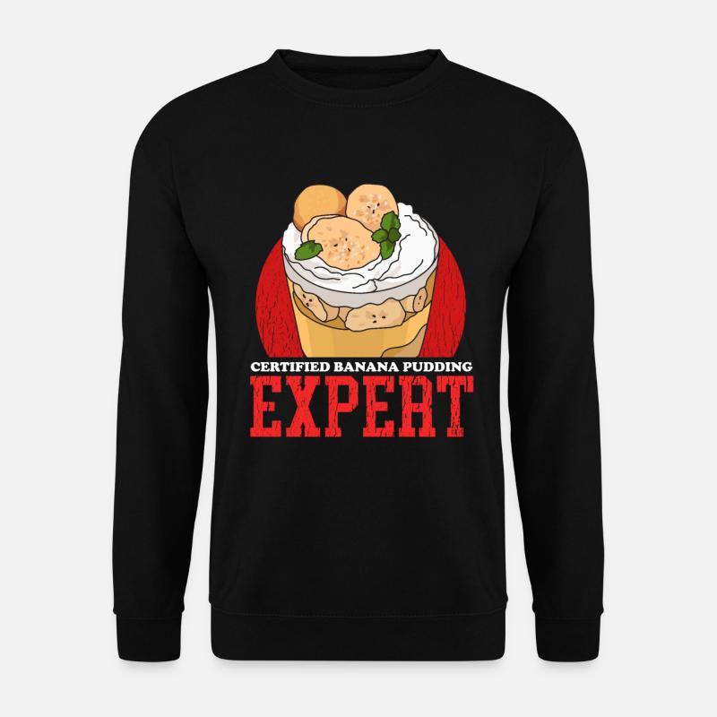 Bananenpudding | Bananen Pudding Geschenk - Unisex Pullover - Schwarz