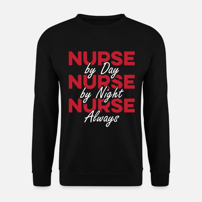 Krankenschwester Superheld - Unisex Pullover - Schwarz