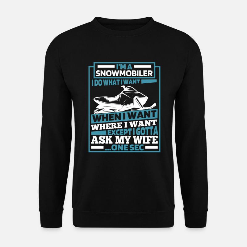Snowmobile Snowmobile - Unisex Sweatshirt - black