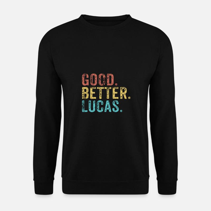 Good better Lucas - Unisex Pullover - Schwarz