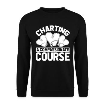 Infirmier - Sweat-shirt Unisexe - noir - Devant - Alina (178cm) & Michal (187cm)