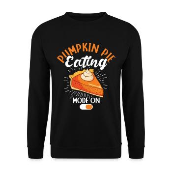 Pumpkin Pie Pumpkin Pie Gift - Unisex Sweatshirt - black - Front - Alina (178cm) & Michal (187cm)