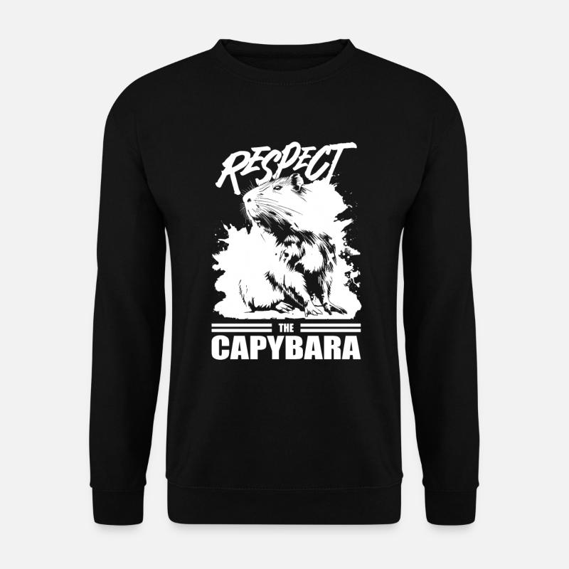 Capybara Wasserschwein - Sweat-shirt Unisexe - noir