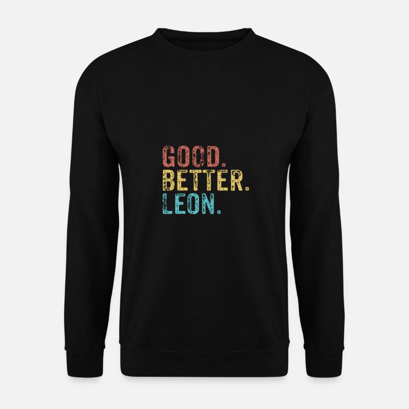 Good better Leon - Unisex Pullover - Schwarz