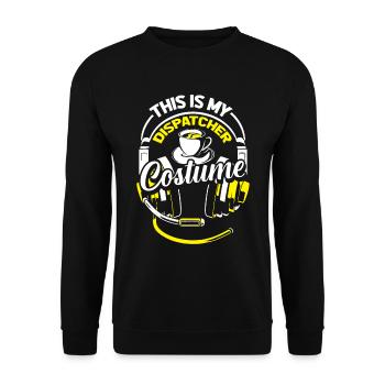 Emergency Call Control Center Operations Center - Unisex Sweatshirt - black - Front - Alina (178cm) & Michal (187cm)