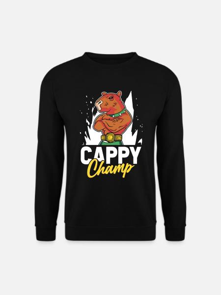 Capybara Wasserschwein - Unisex Sweatshirt - black