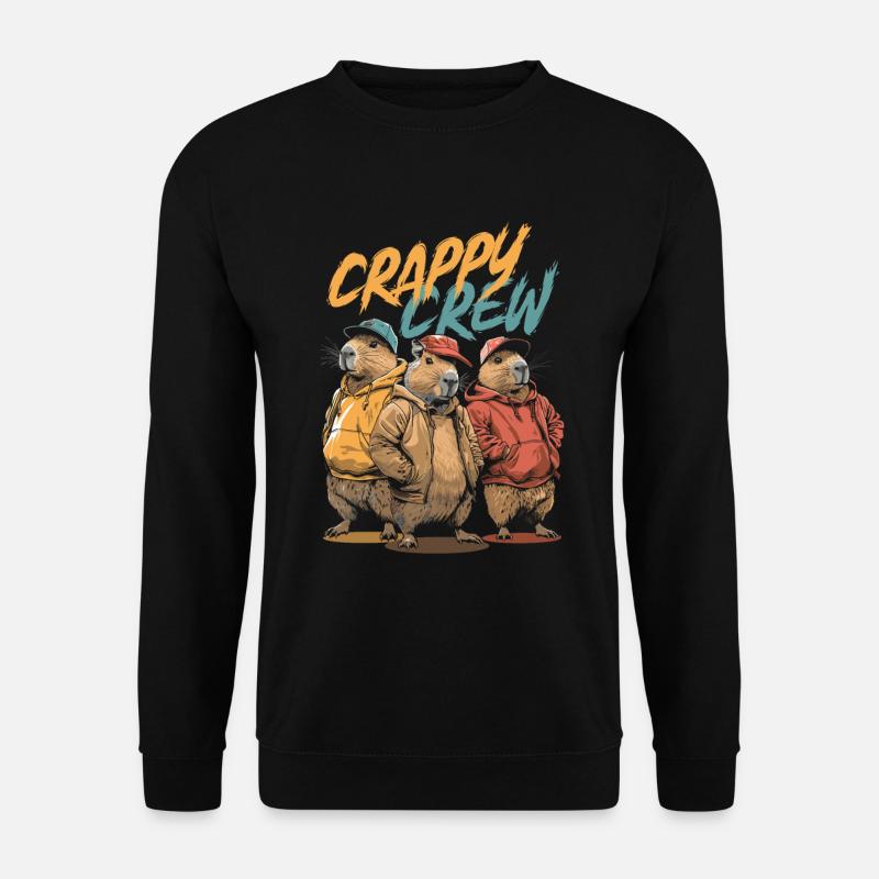 Capybara Capybara Drôle - Sweat-shirt Unisexe - noir