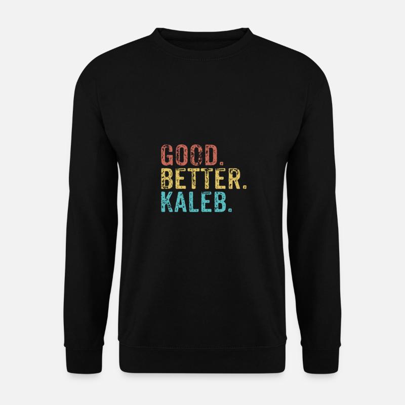 Cool guys are called kaleb - Unisex Sweatshirt - black