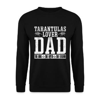 L’amant de la tarentule papa l’idole de l’éleveur de tarentule - Sweat-shirt Unisexe - noir - Devant - Alina (178cm) & Michal (187cm)