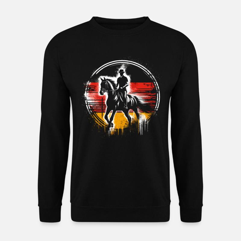 Germany Equestrian Competition Coach - Unisex Sweatshirt - black