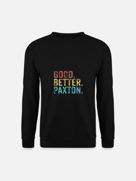 Les gars cool s’appellent paxton - Sweat-shirt Unisexe - noir