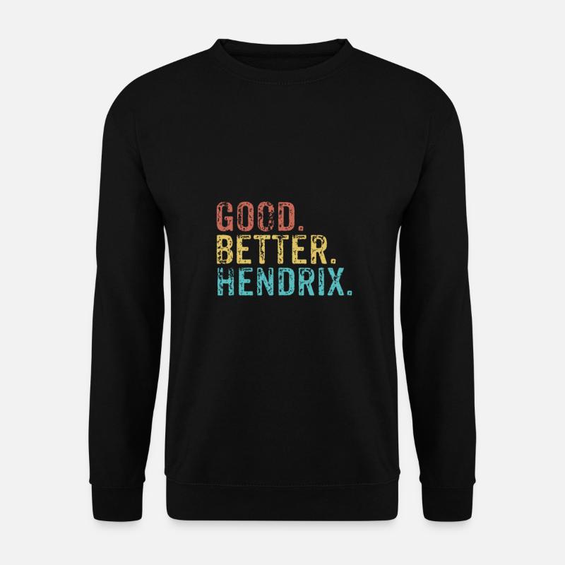 Cool guys are called hendrix - Unisex Sweatshirt - black
