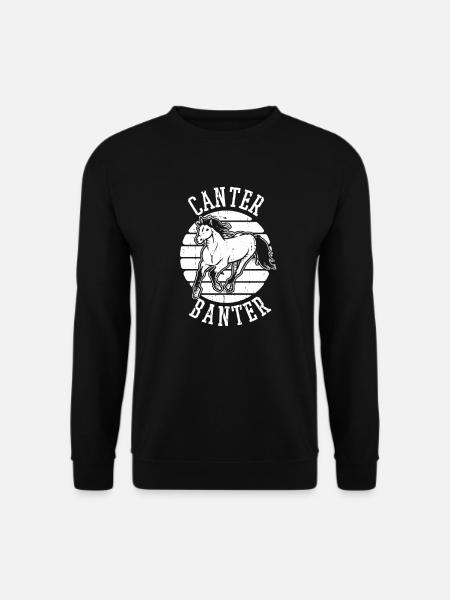 Pferd Reitsport - Unisex Pullover - Schwarz
