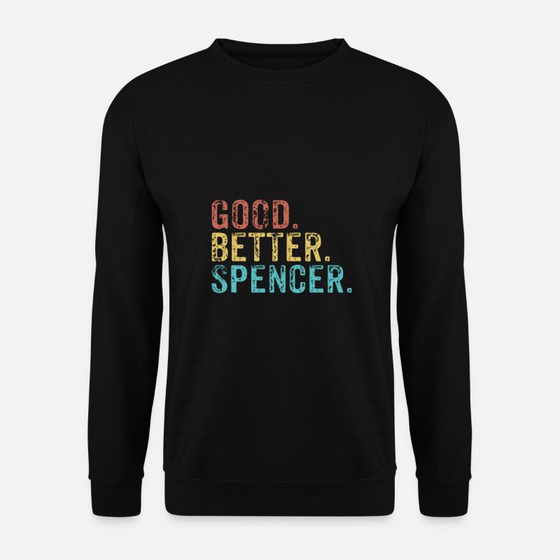 Cool guys are called spencer - Unisex Sweatshirt - black