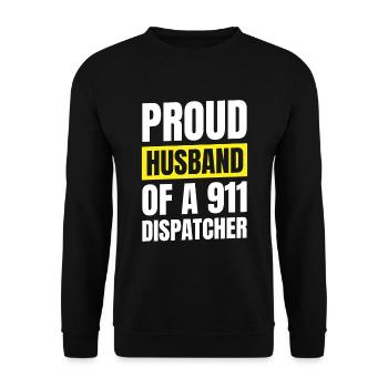 Centre d’opérations du centre de contrôle des appels d’urgence - Sweat-shirt Unisexe - noir - Devant - Alina (178cm) & Michal (187cm)