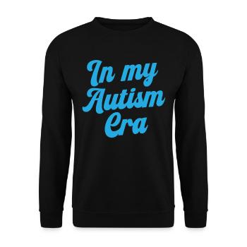 In meiner Autismus-Ära - Unisex Pullover - Schwarz - Vorne - Alina (178cm) & Michal (187cm)