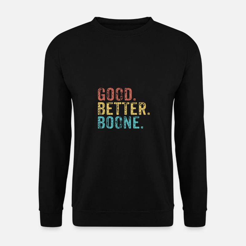 Good better Boone - Unisex Sweatshirt - black