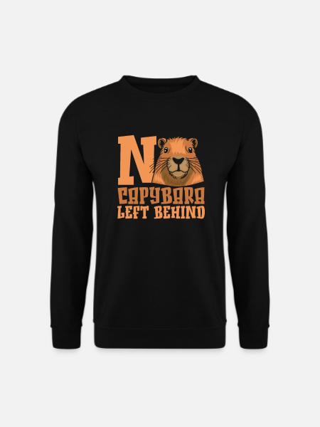 Capybara Wasserschwein - Unisex Sweatshirt - black