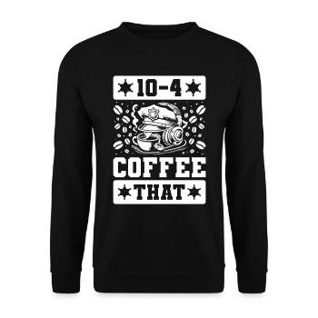Emergency Call Control Center Operations Center - Unisex Sweatshirt - black - Front - Alina (178cm) & Michal (187cm)