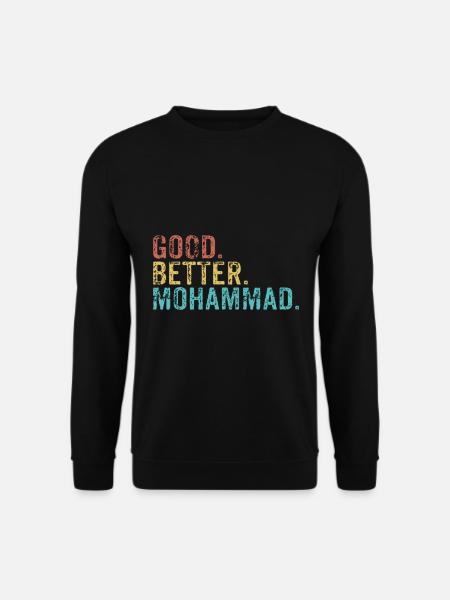 Cool guys are called mohammad - Unisex Pullover - Schwarz
