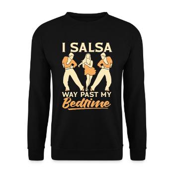 Danse Salsa I Salsa Passé Danse Sport Danse - Sweat-shirt Unisexe - noir - Devant - Alina (178cm) & Michal (187cm)