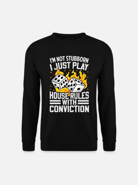 Outfit Für Brettspieler-brettspiele, - Unisex Pullover - Schwarz