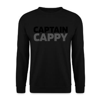Capybara Wasserschwein - Unisex Pullover - Schwarz - Vorne - Alina (178cm) & Michal (187cm)