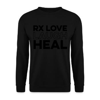 Krankenschwester - Unisex Pullover - Schwarz - Vorne - Alina (178cm) & Michal (187cm)