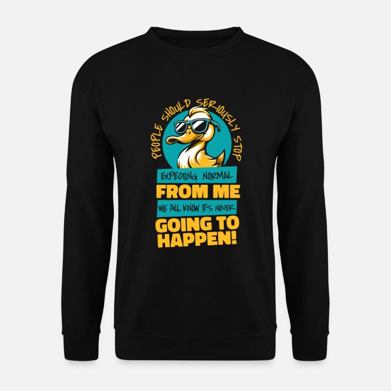 Ente - Unisex Pullover - Schwarz
