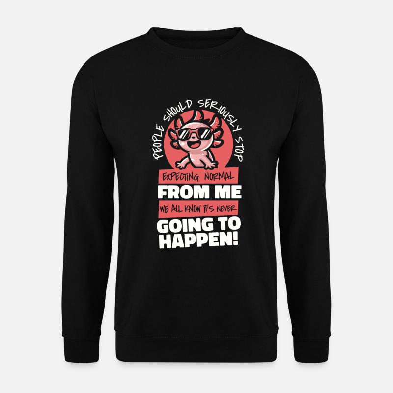 Axolotl - Unisex Sweatshirt - black