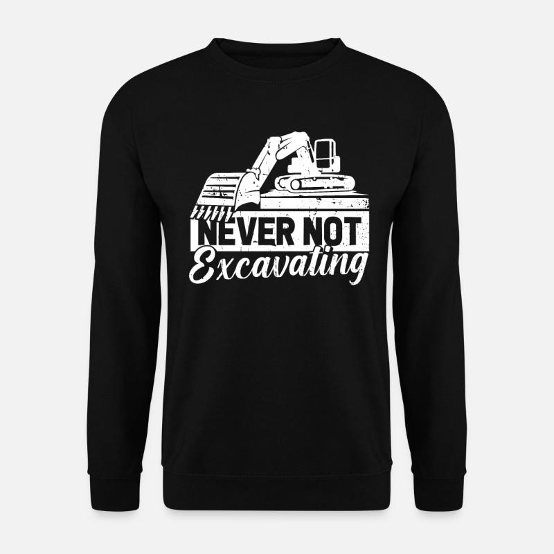 Excavator Driver - Unisex Sweatshirt - black