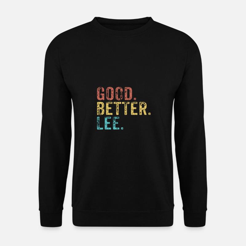 Les mecs cool s’appellent lee - Sweat-shirt Unisexe - noir