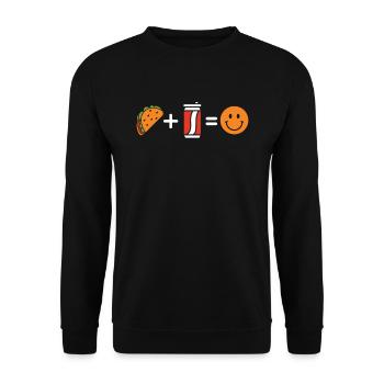 Tacos - Unisex Pullover - Schwarz - Vorne - Alina (178cm) & Michal (187cm)
