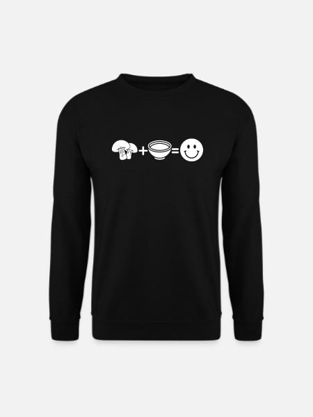 Pilzsammler Pilze - Unisex Pullover - Schwarz