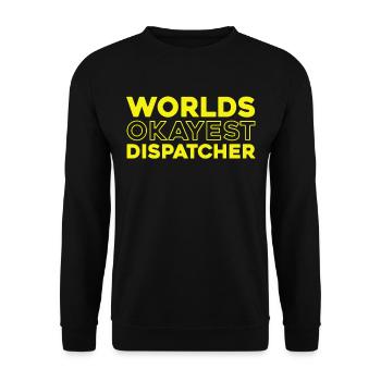 Emergency Call Control Center Operations Center - Unisex Sweatshirt - black - Front - Alina (178cm) & Michal (187cm)