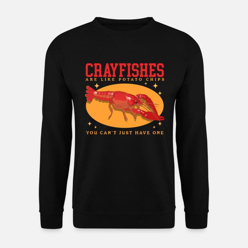 Crayfish Noble Crayfish Seafood Gift - Unisex Sweatshirt - black