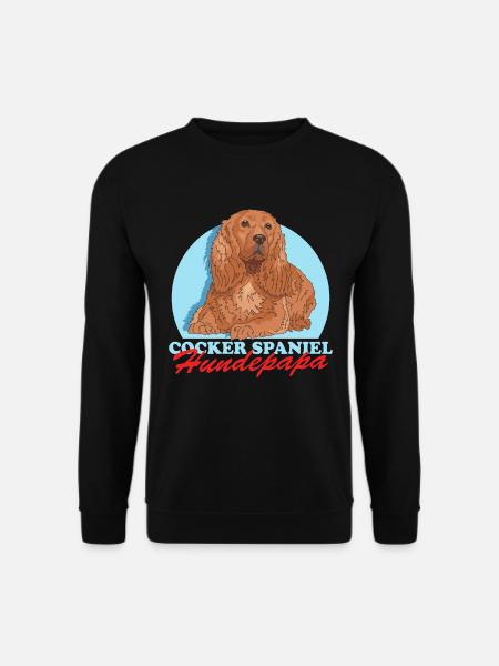 Cocker Spaniel Hund Far Cocker Spaniel Gave - Unisex sweater - sort