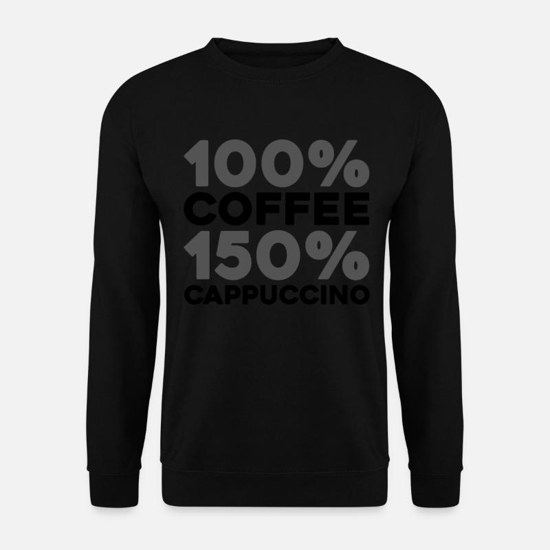 Kaffee Cafe - Unisex Pullover - Schwarz