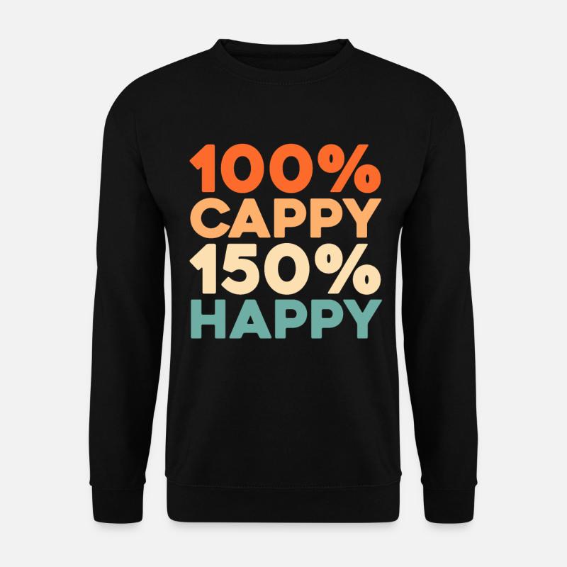 Capybara Wasserschwein - Unisex Pullover - Schwarz