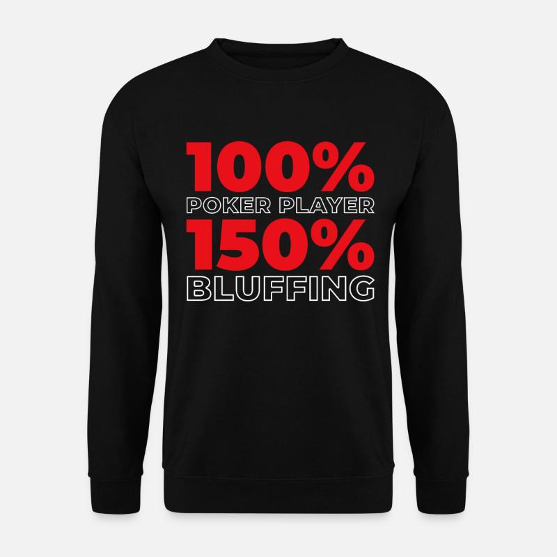 Poker - Unisex Pullover - Schwarz