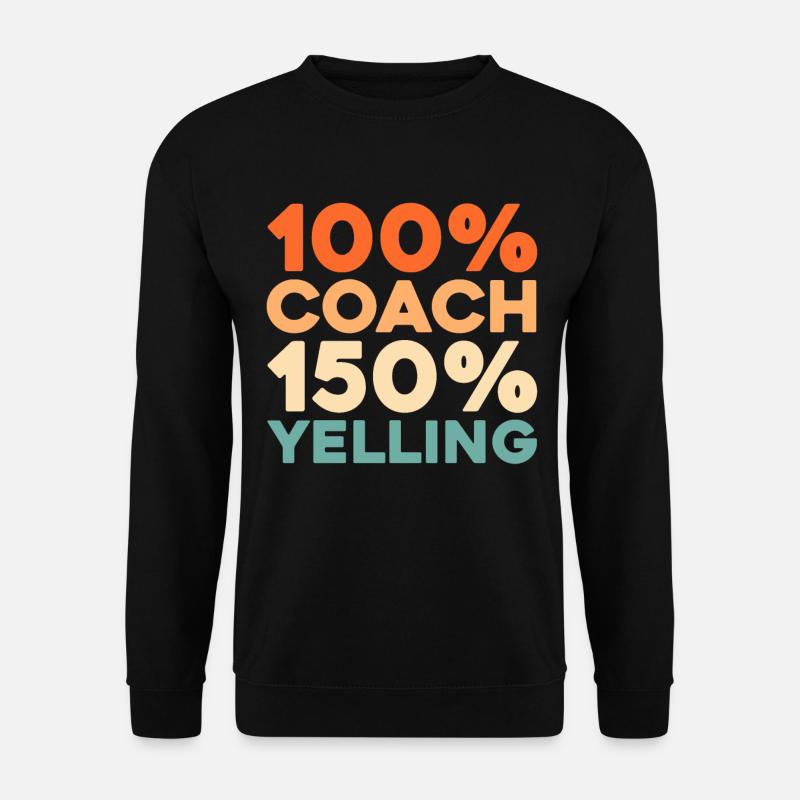 Softball Coach Trainer - Unisex Sweatshirt - black