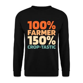 Agriculteur Agriculteur - Sweat-shirt Unisexe - noir - Devant - Alina (178cm) & Michal (187cm)
