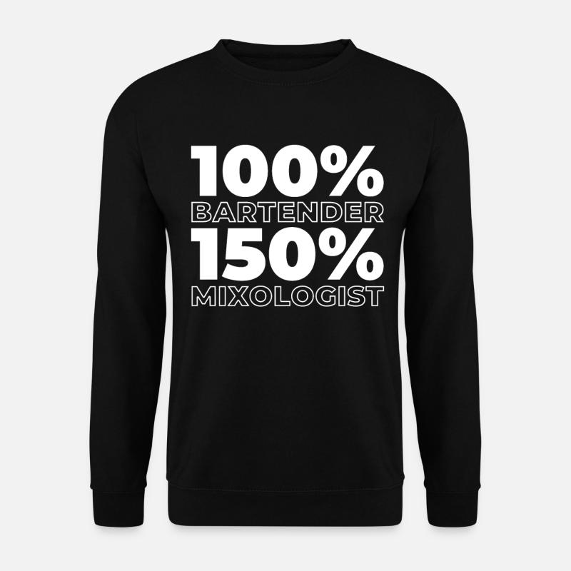 Barkeeper Bartender - Unisex Pullover - Schwarz