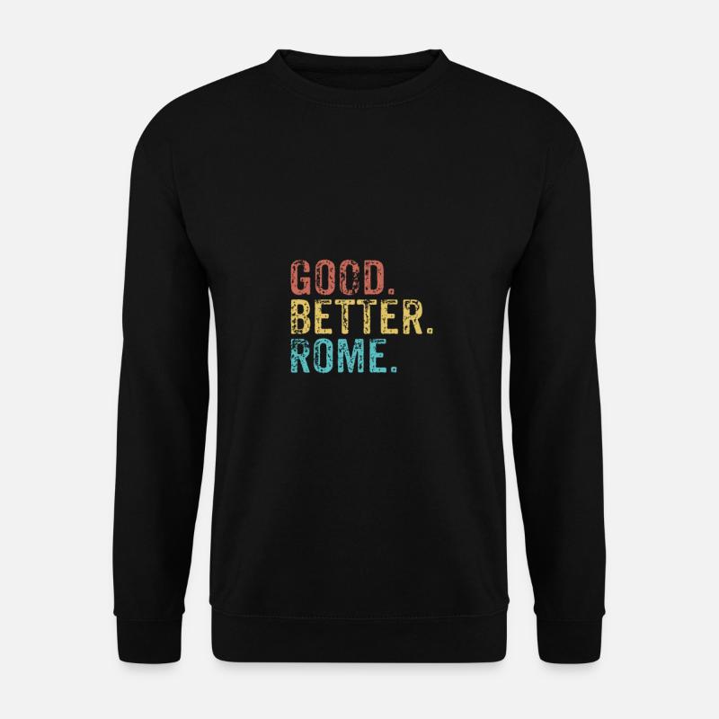 Cool guys are called Rome - Unisex Sweatshirt - black
