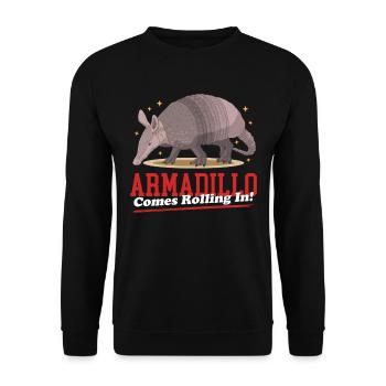 Tatou neuf-cravate tatous cadeau - Sweat-shirt Unisexe - noir - Devant - Alina (178cm) & Michal (187cm)